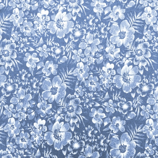 PRINTED COTTON DENIM  - DESIGN 4